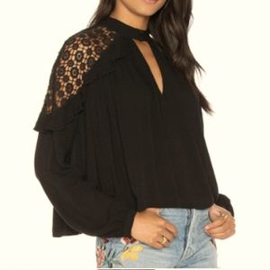 Free people a little bit if love blouse